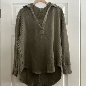 Aerie waffle knit sweater